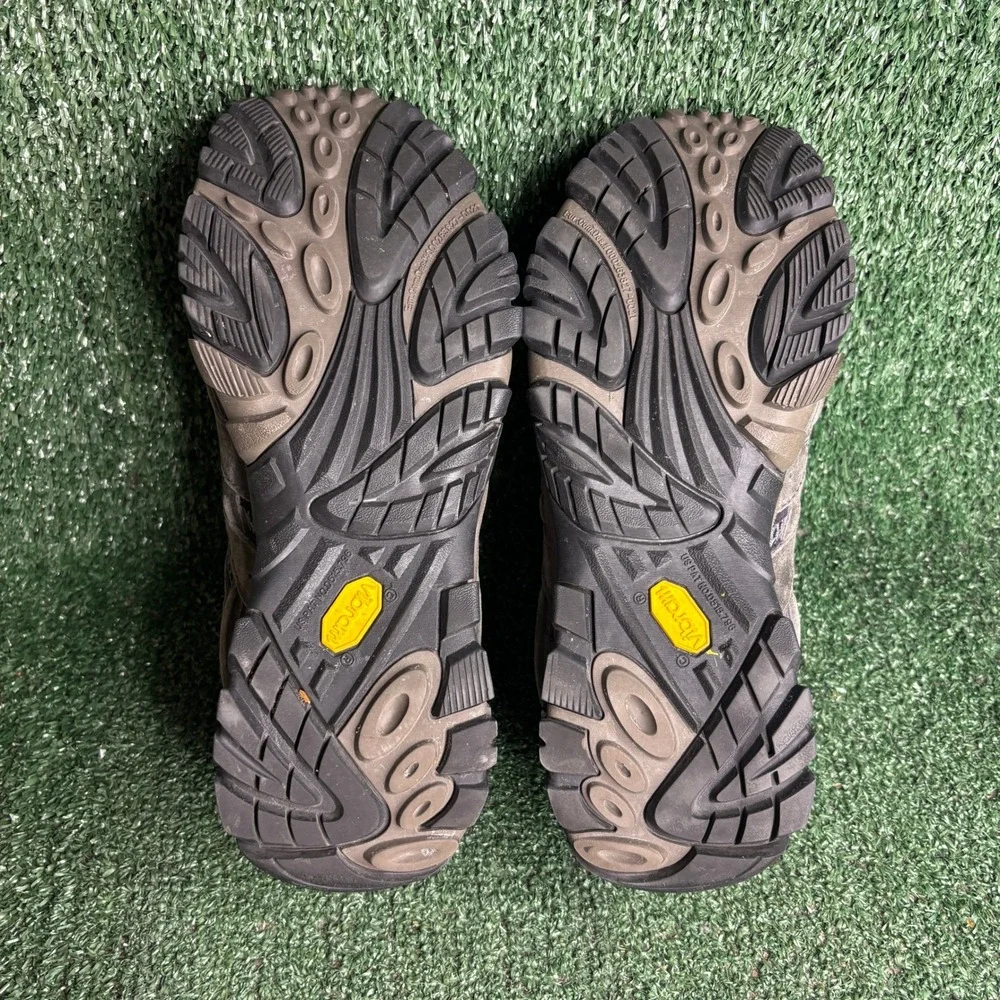 Merrell Moab 2 Waterproof Vibram Hiking Gorpcore Sneakers Grey Mens 8 Womens 10